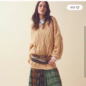 Free People Tan Sweater
